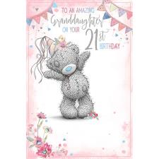 Granddaughter 21st Me To You Bear Birthday Card Image Preview